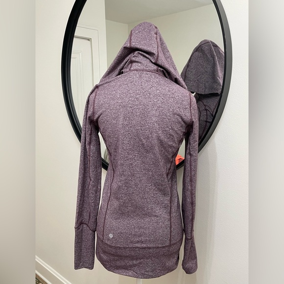 Lululemon Stride Jacket II Heathered Black Cherry size 4 - Picture 9 of 14